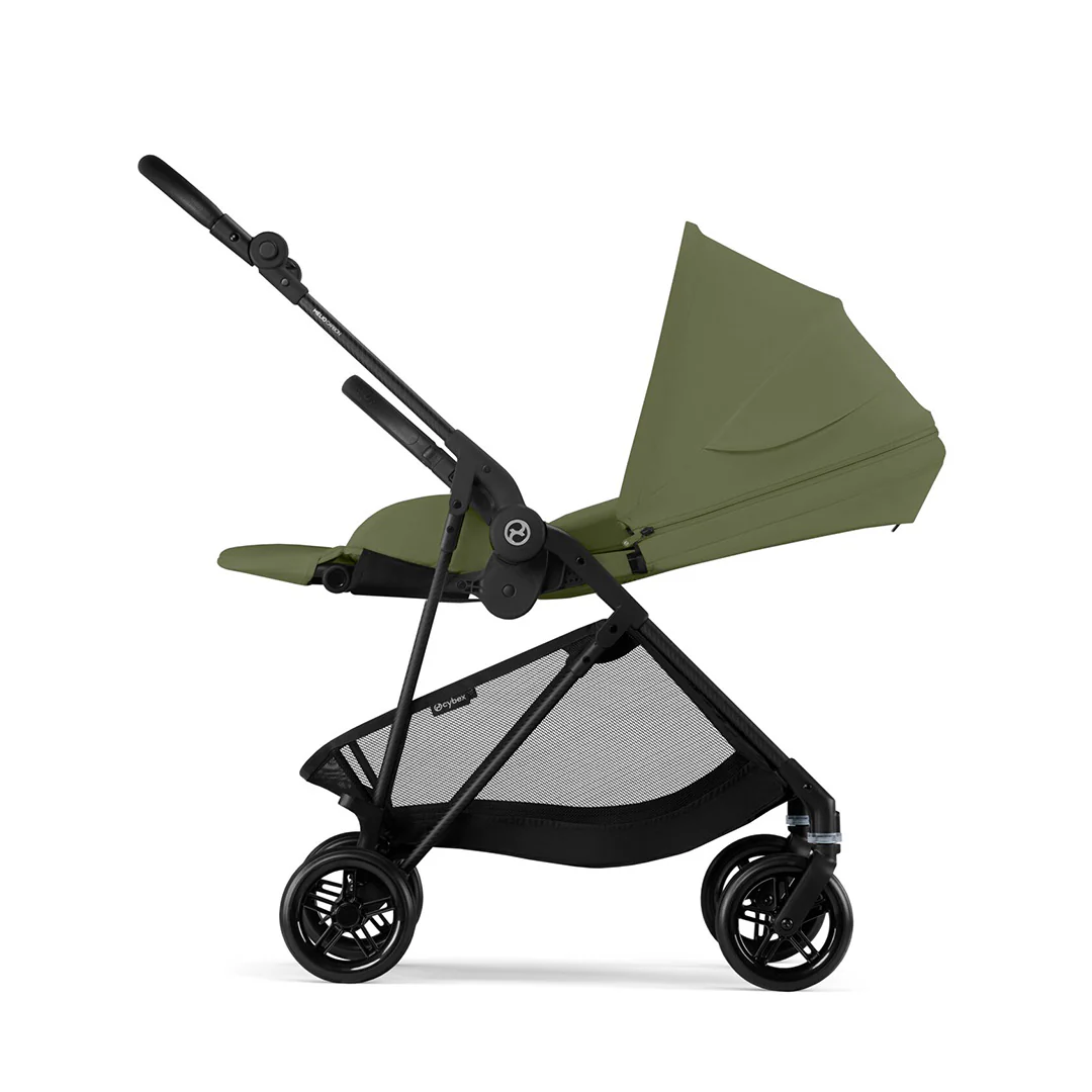 CYBEX Melio Carbon Pushchair - Moss Green - Image 6