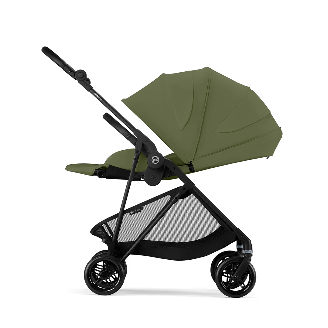 CYBEX Melio Carbon Pushchair - Moss Green - Image 7