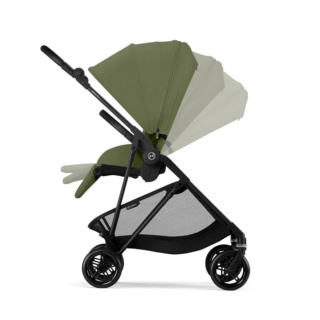 CYBEX Melio Carbon Pushchair - Moss Green - Image 8