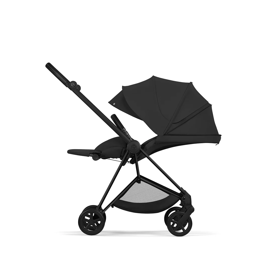 CYBEX Mios Comfort Pushchair & Foldable Carrycot - Sepia Black/Black - Image 8