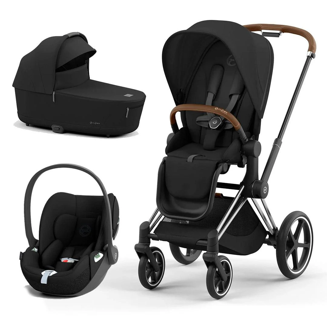 CYBEX Priam Cloud T Travel System - Sepia Black - Image 10