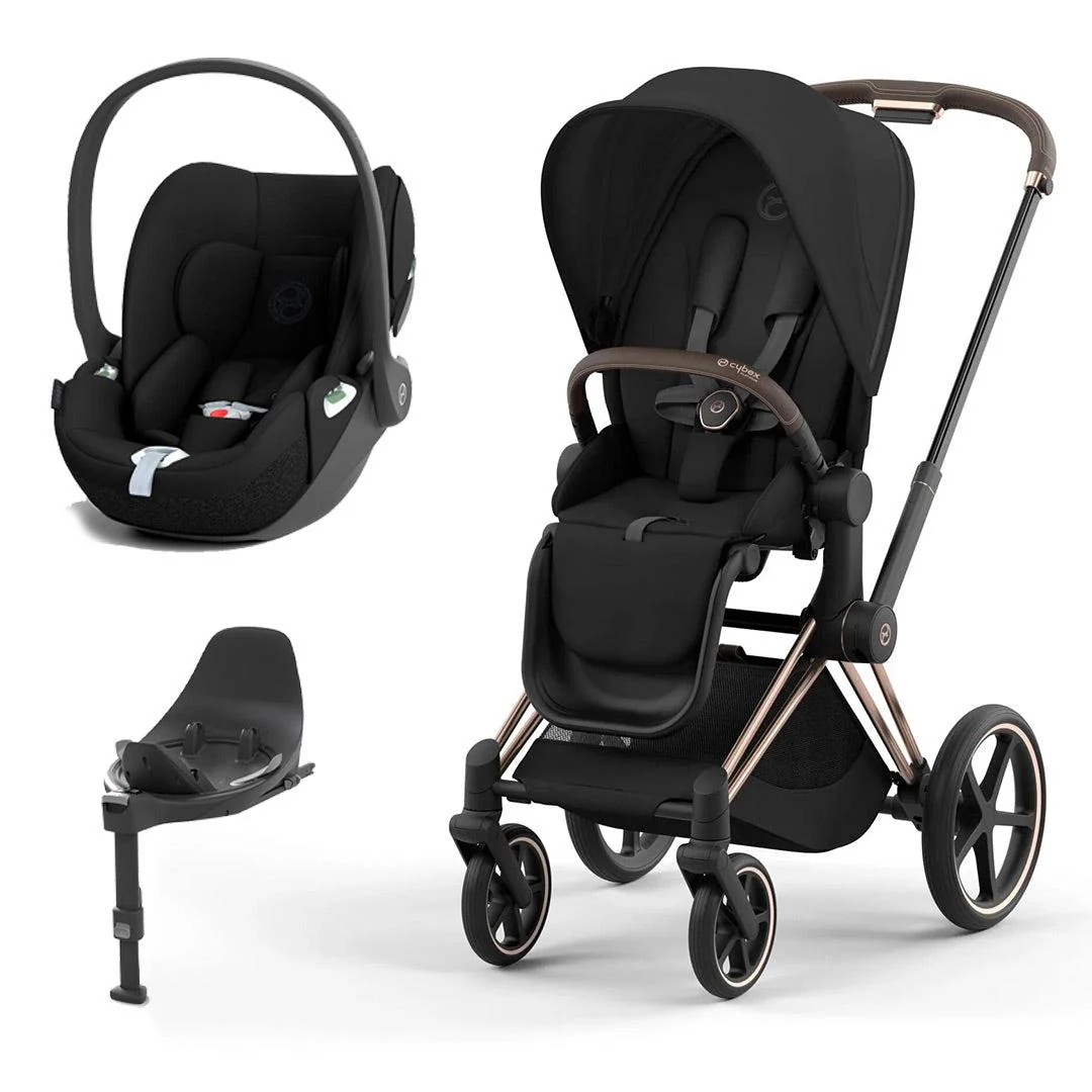 CYBEX Priam Cloud T Travel System - Sepia Black - Image 13