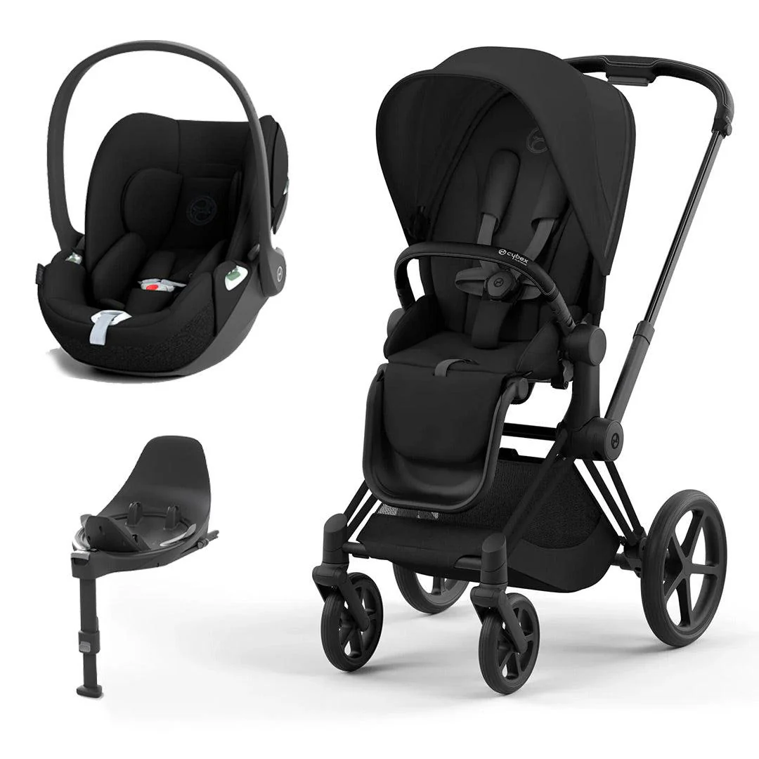 CYBEX Priam Cloud T Travel System - Sepia Black - Image 3