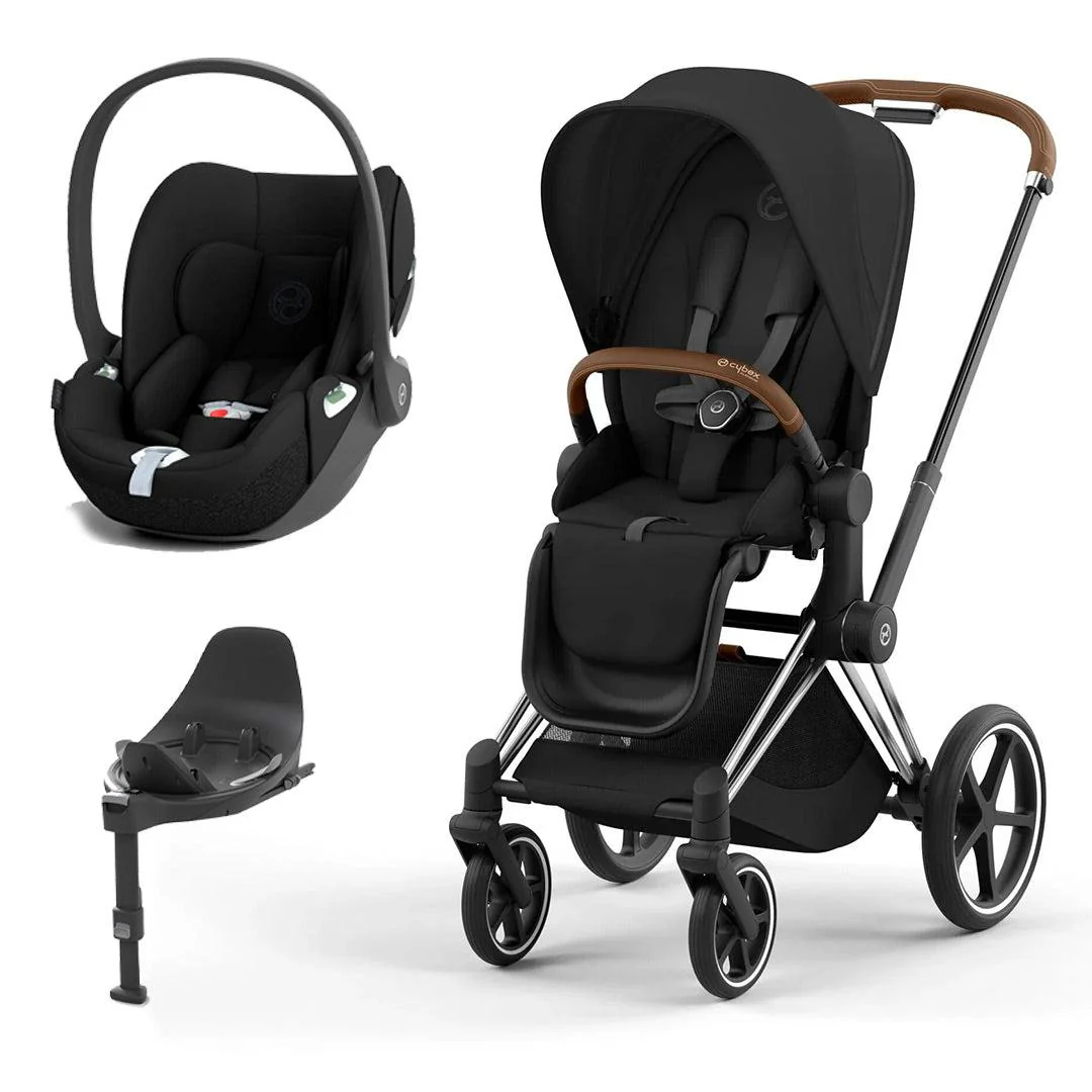 CYBEX Priam Cloud T Travel System - Sepia Black - Image 9