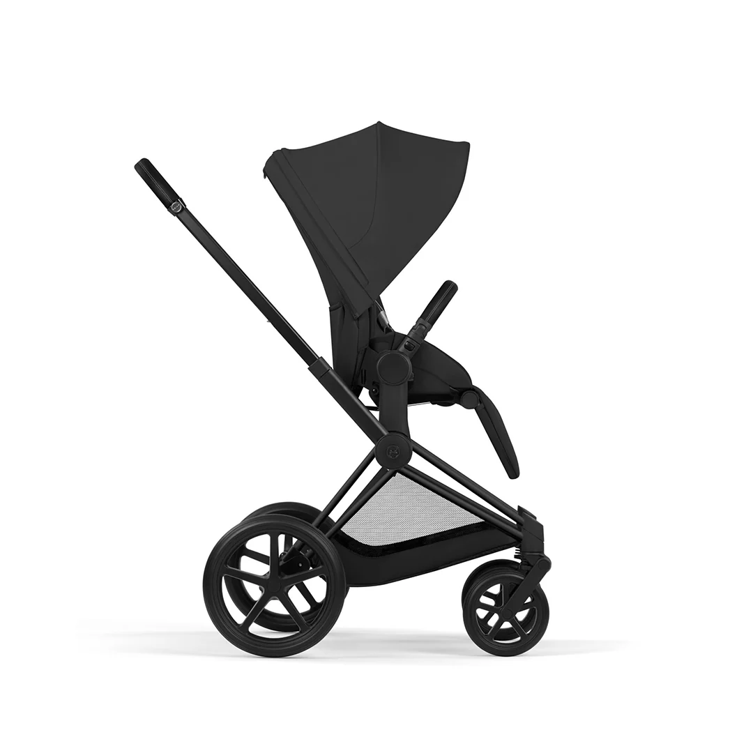CYBEX Priam Comfort Pushchair & Foldable Carrycot - Sepia Black/Black - Image 9