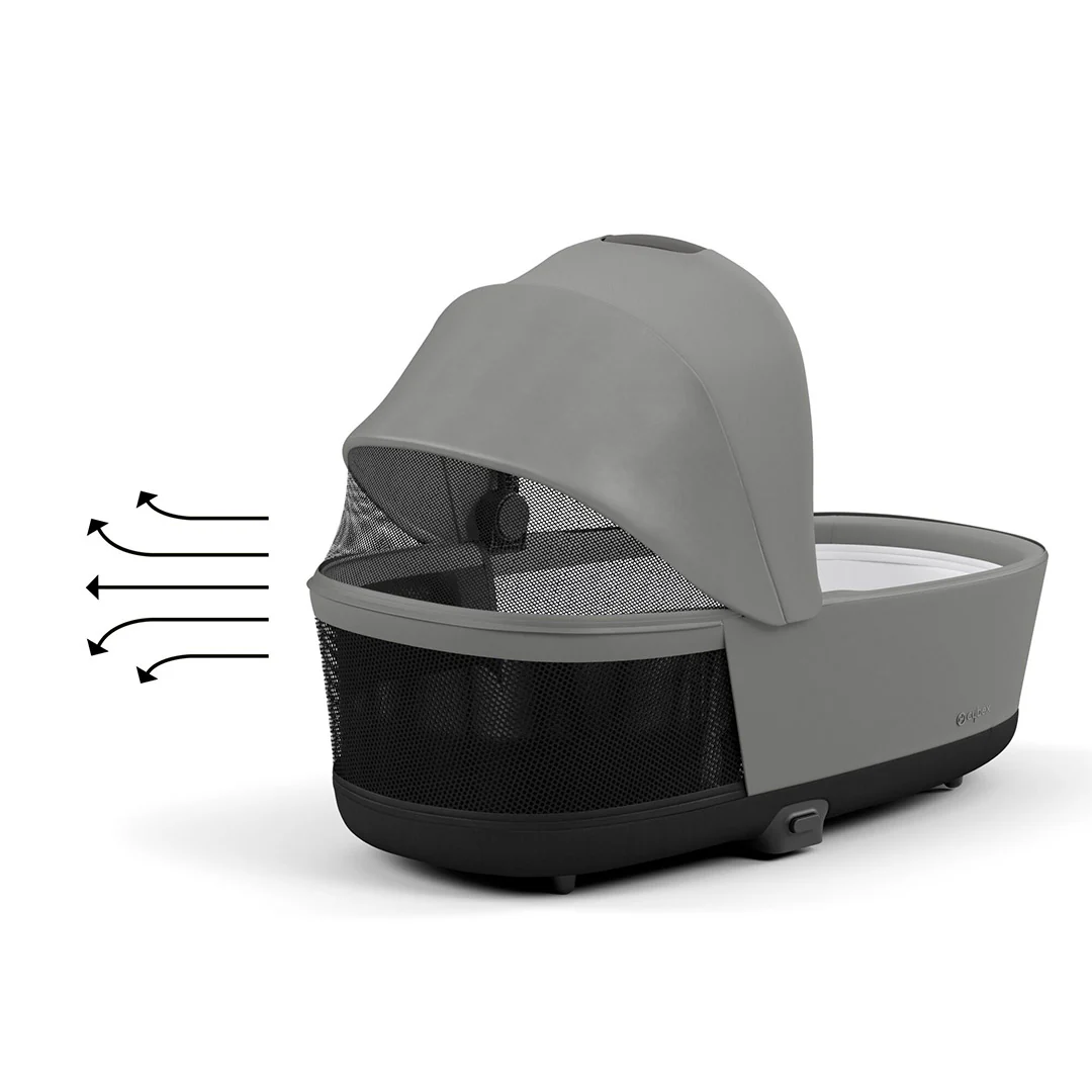 CYBEX Priam Lux Carrycot - Mirage Grey - Image 4