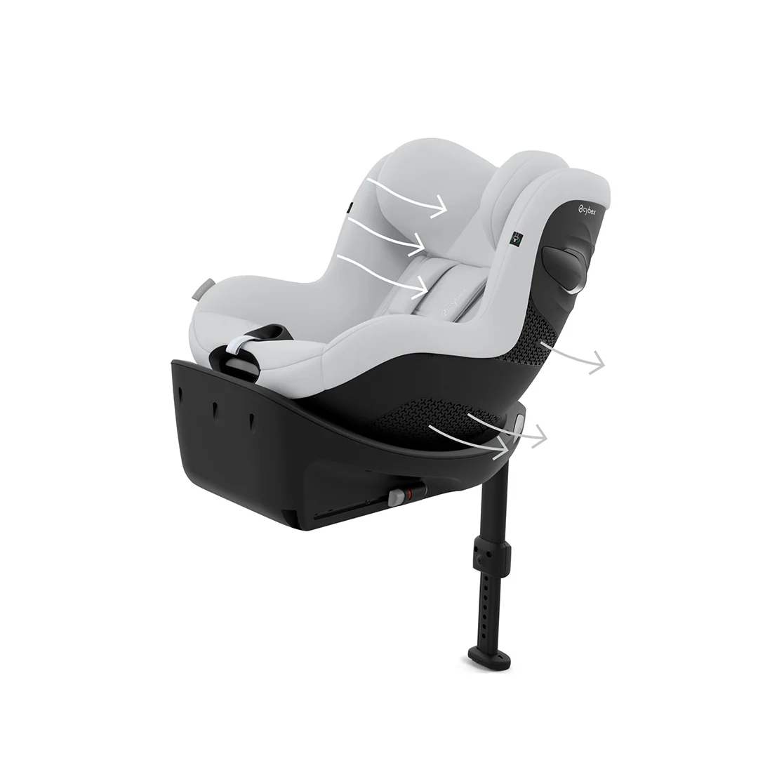 CYBEX Sirona Gi i-Size Car Seat - Fog Grey - Image 7