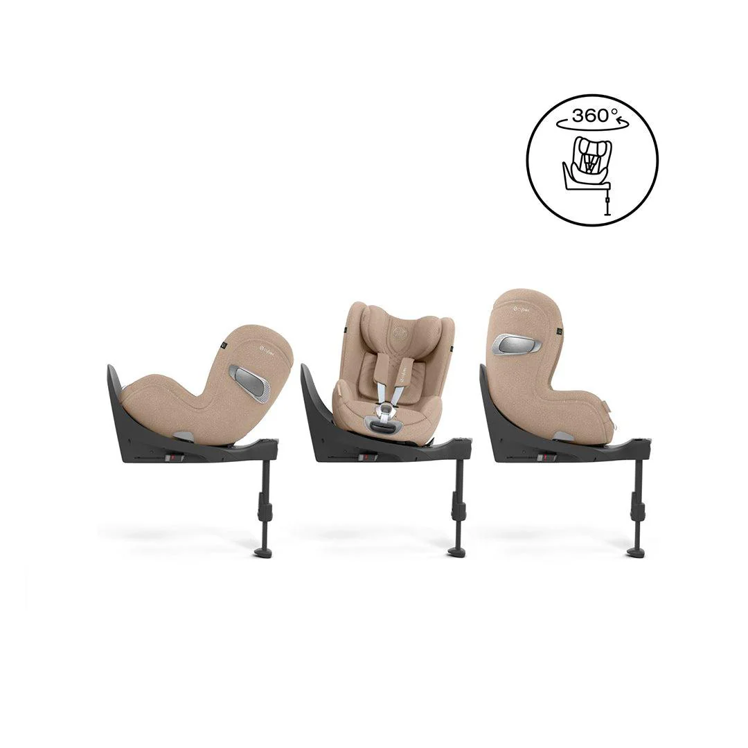 CYBEX Sirona T i-Size Plus Car Seat - Cozy Beige - Image 5