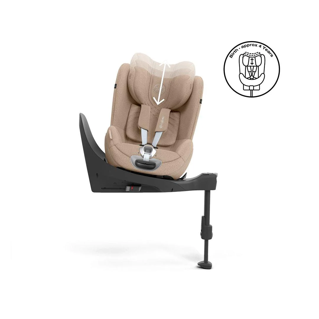 CYBEX Sirona T i-Size Plus Car Seat - Cozy Beige - Image 9