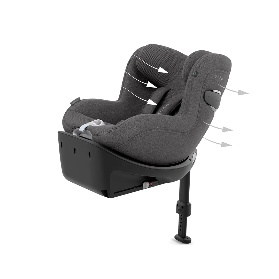 CYBEX Sirona Ti i-Size Plus Car Seat - Mirage Grey - Image 5