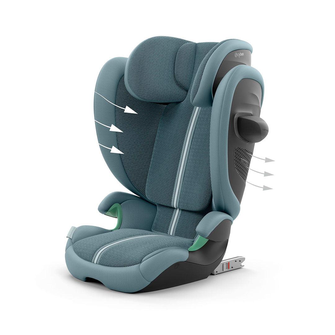 CYBEX Solution G2 Plus Car Seat - Stormy Blue - Image 9