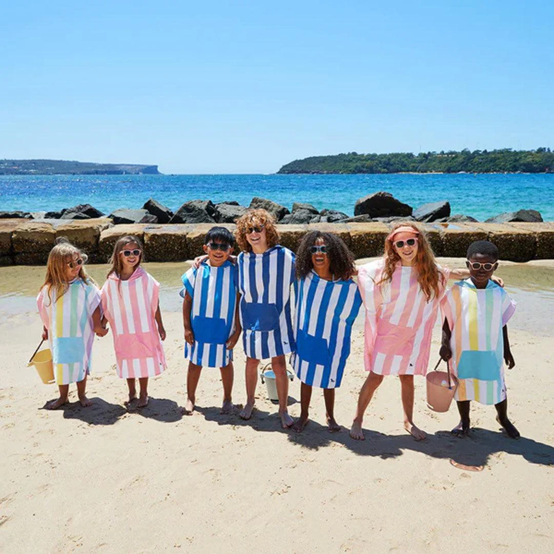 Dock & Bay Kid's Beach Poncho - Malibu Pink - Image 4