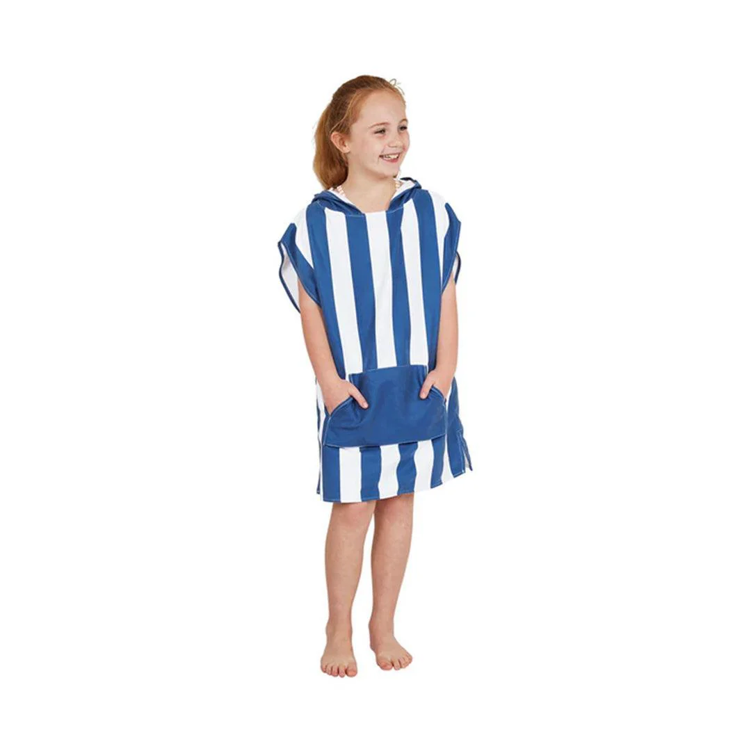 Dock & Bay Kid's Beach Poncho - Whitsunday Blue - Image 12