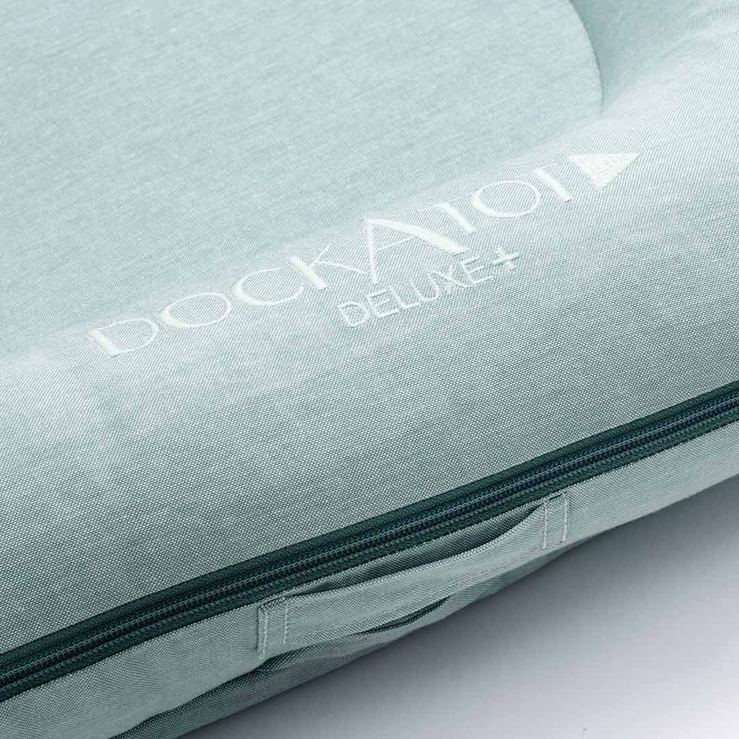 DockATot Deluxe+ Cover - Marine Chambray - Image 3