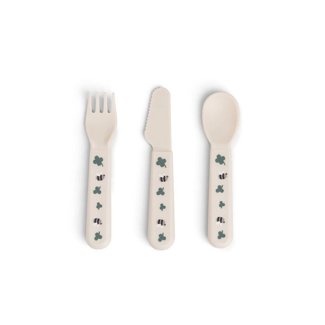 Done By Deer Foodie Cutlery Set - Tiny Farm Sand