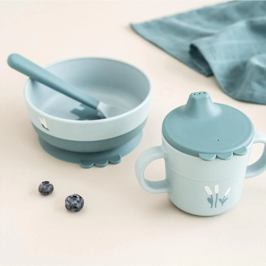 Done by Deer Foodie First Meal Set  - Blue - Elphee - Image 2