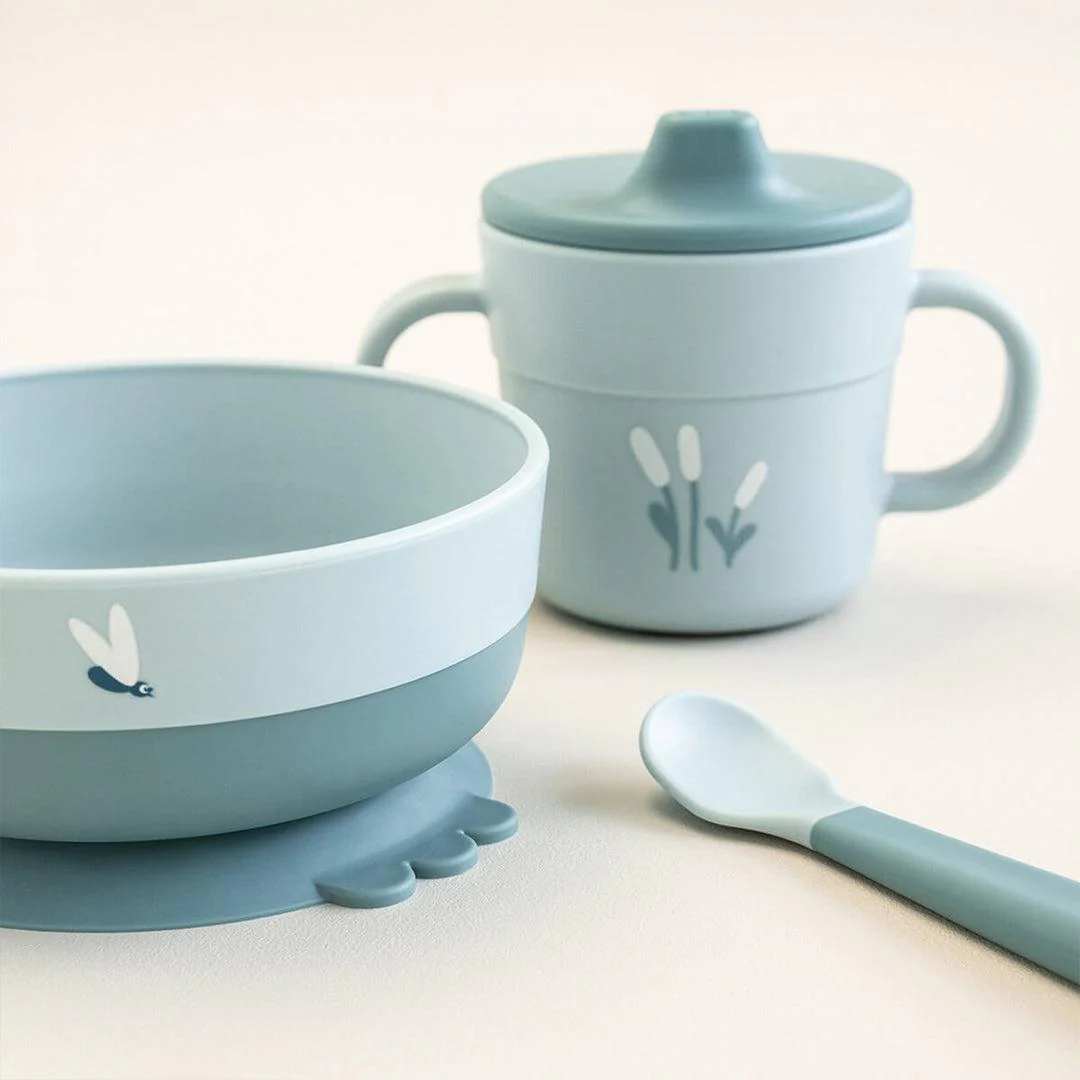 Done by Deer Foodie First Meal Set  - Blue - Elphee - Image 3