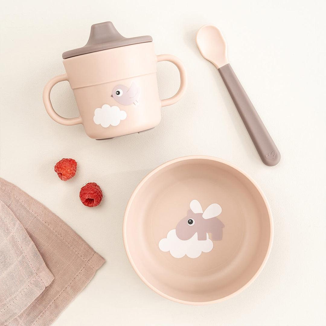 Done by Deer Foodie First Meal Set  - Powder - Happy Clouds - Image 5