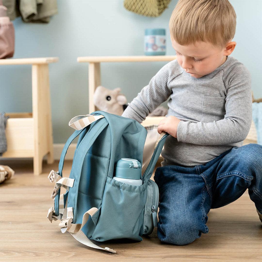 Done by Deer Kids Backpack - Tiny Farm Blue - Image 2
