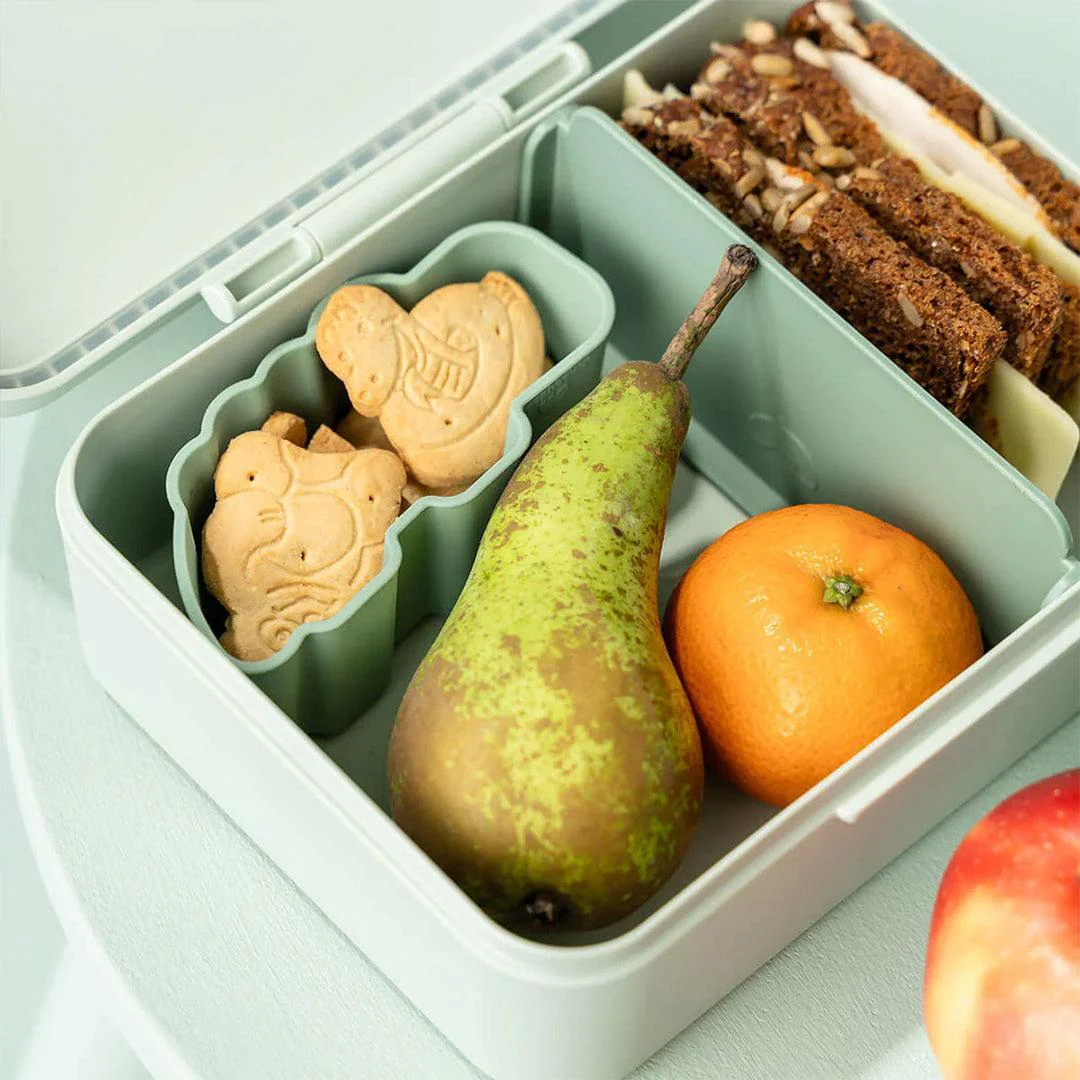 Done by Deer Lunch box w/divider - Playground Green - Image 2
