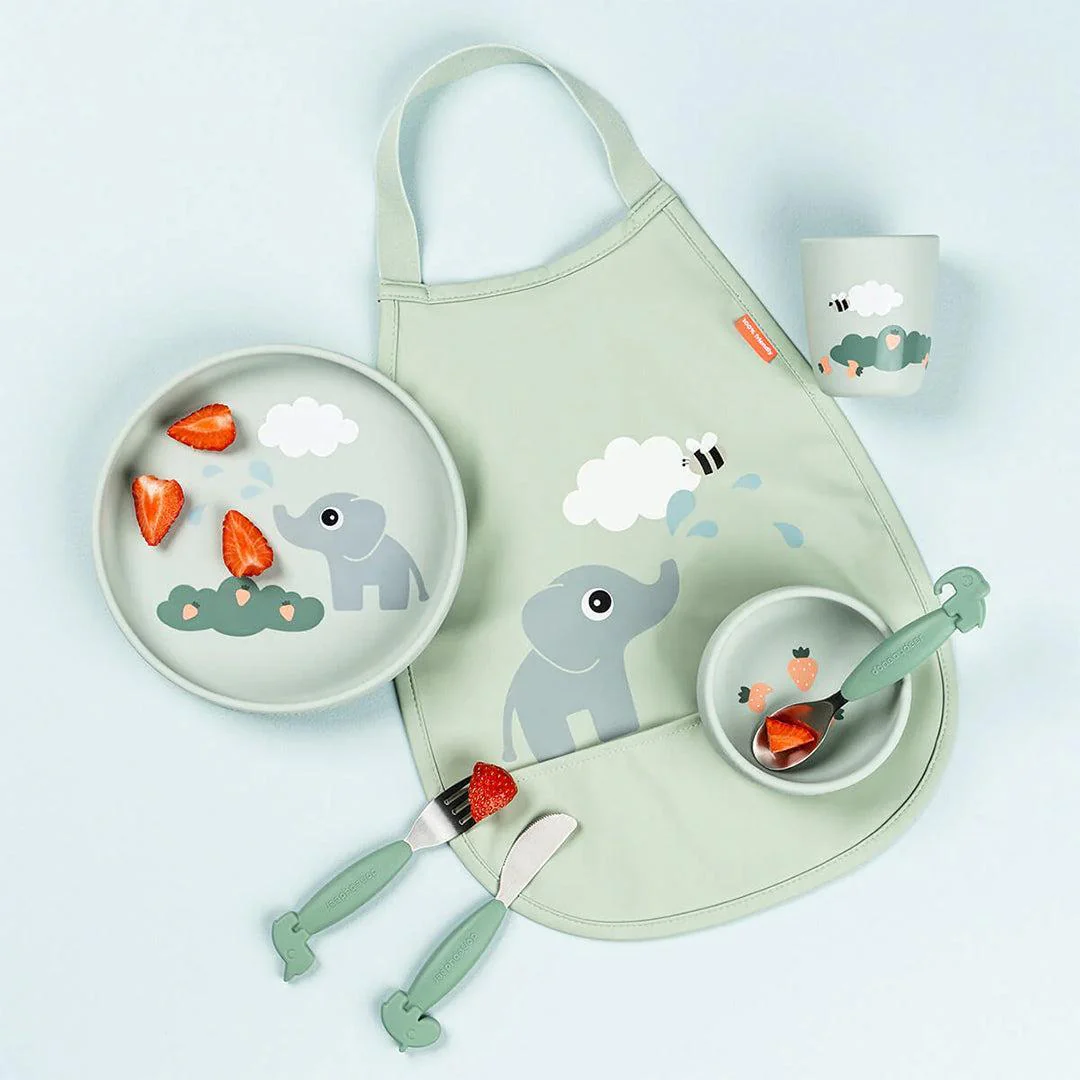 Done by Deer Stick & Stay Dinner Set - Elphee Green - Image 2