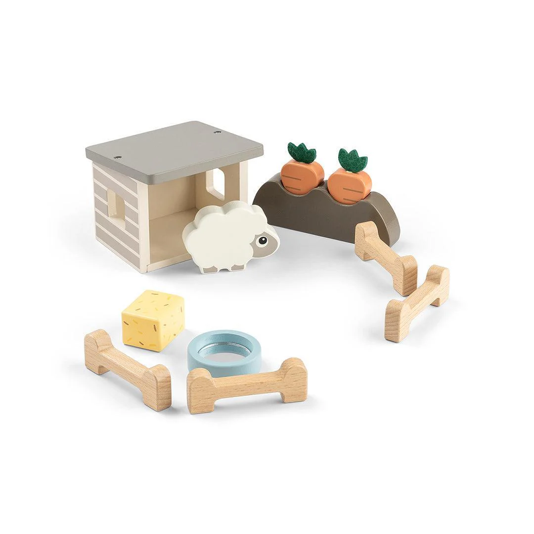 Done by Deer Tiny Farm Play Set - Sheepy