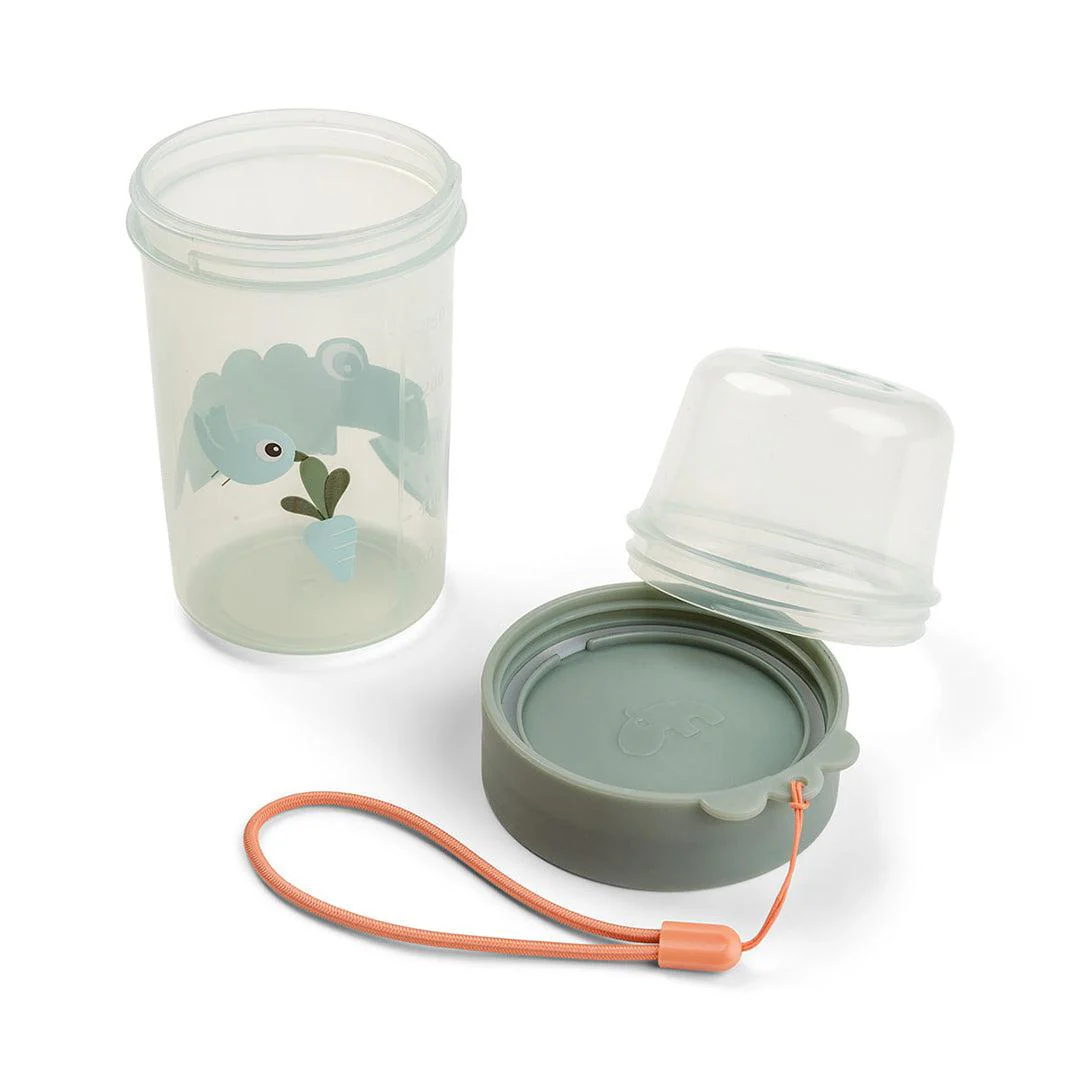 Done by Deer To Go 2-Way Snack Container - Green - Croco - Image 3