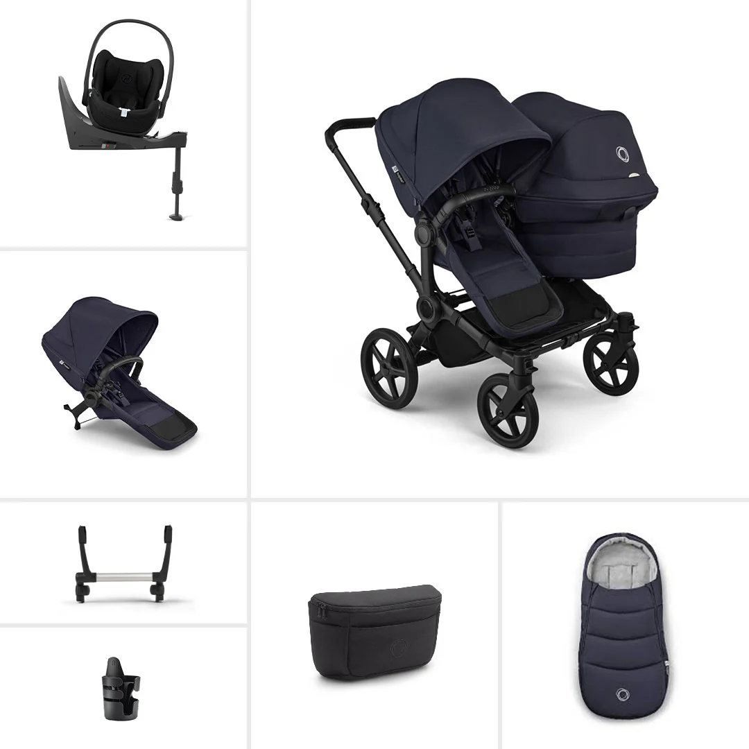 Bugaboo Donkey 6 Double Ultimate Cloud T Newborn Bundle - Image 3