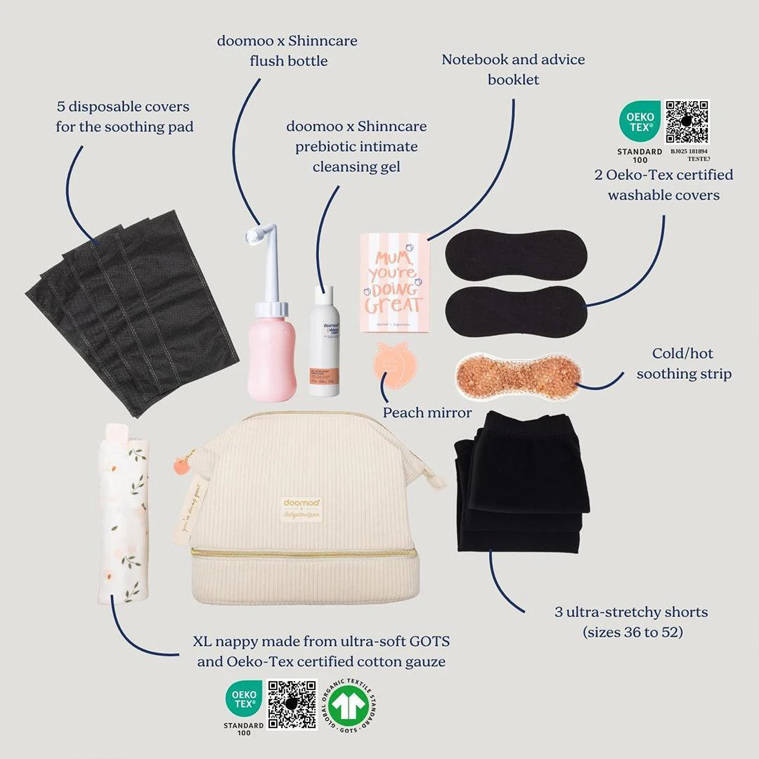 Doomoo Vanity - Post Partnum/Hospital Bag Kit - Cream - Image 5