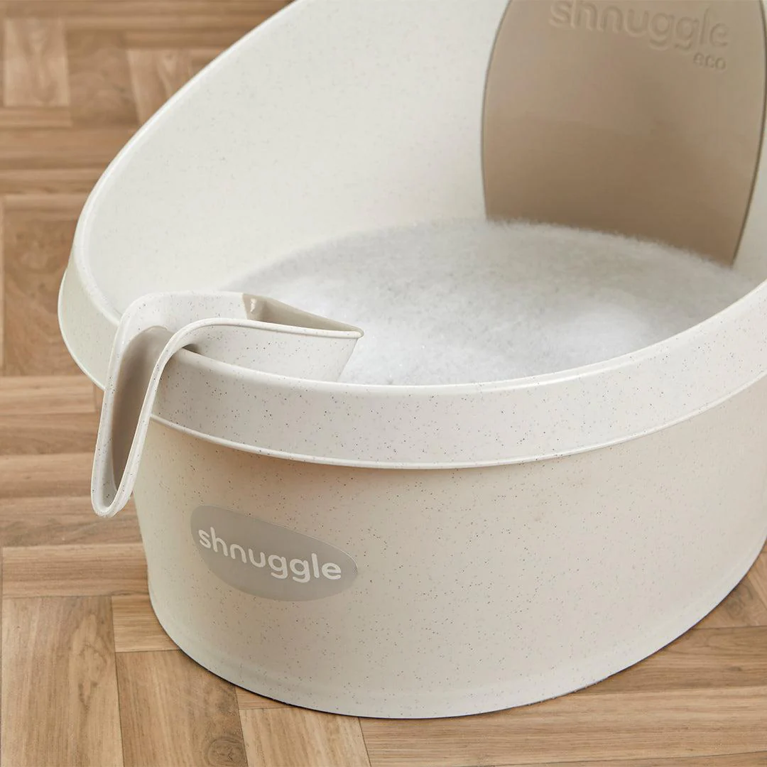 Shnuggle ECO Collection Toddler Bath  - Cookies & Cream - Image 7