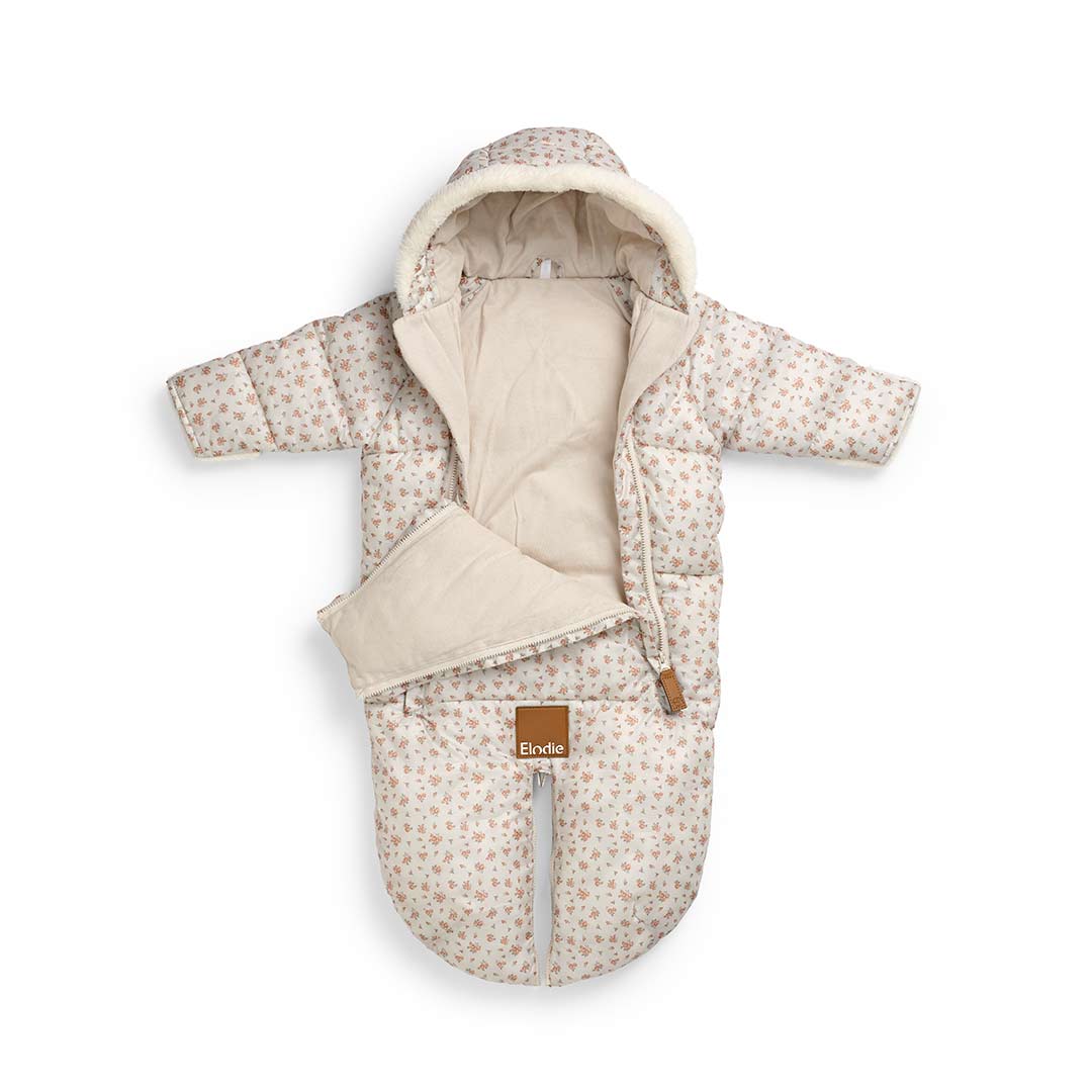 Elodie Details Baby Overall Pramsuit - Autumn Rose - Image 4