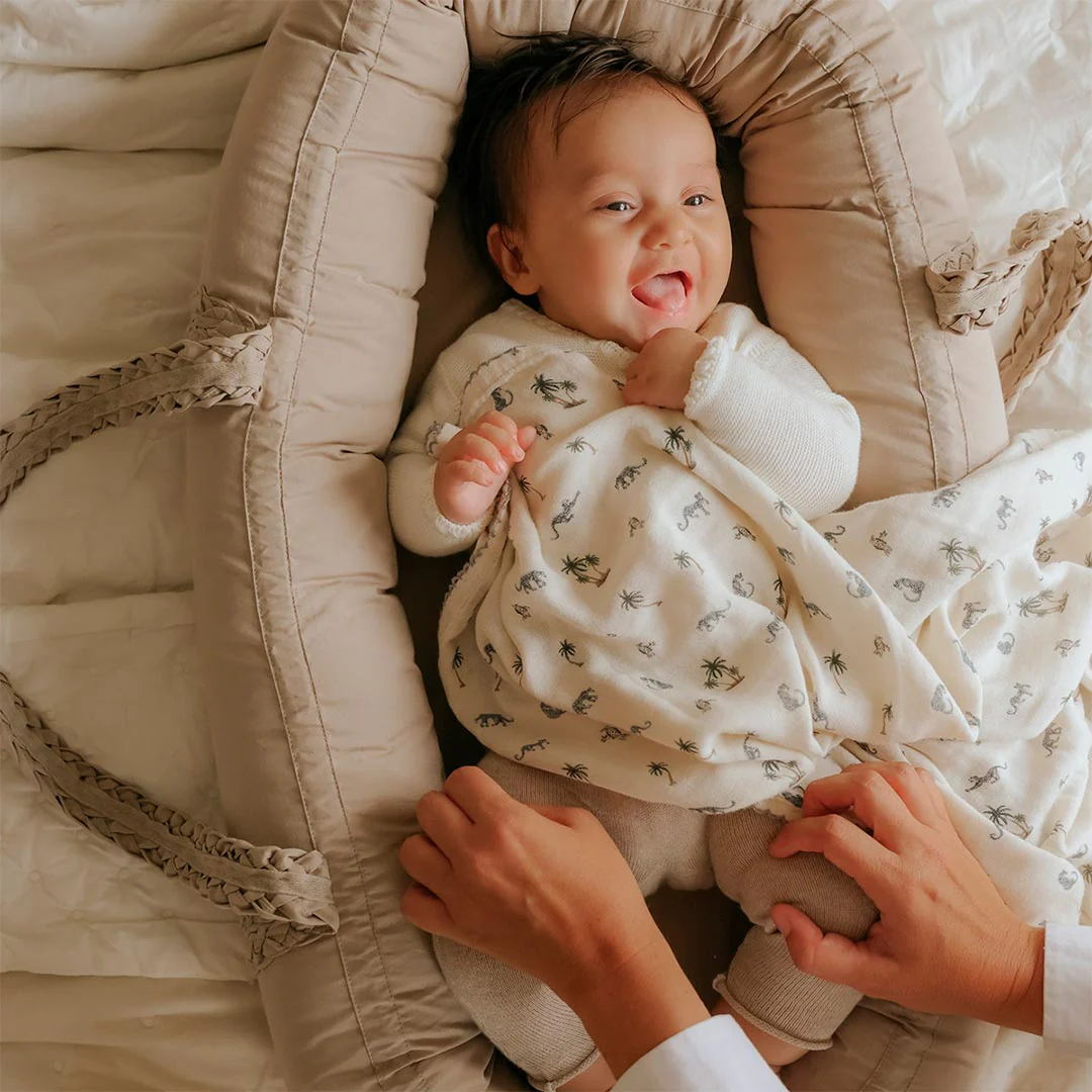Elodie Details Bamboo Muslin Blanket - Garden Leo's Resort - Image 2