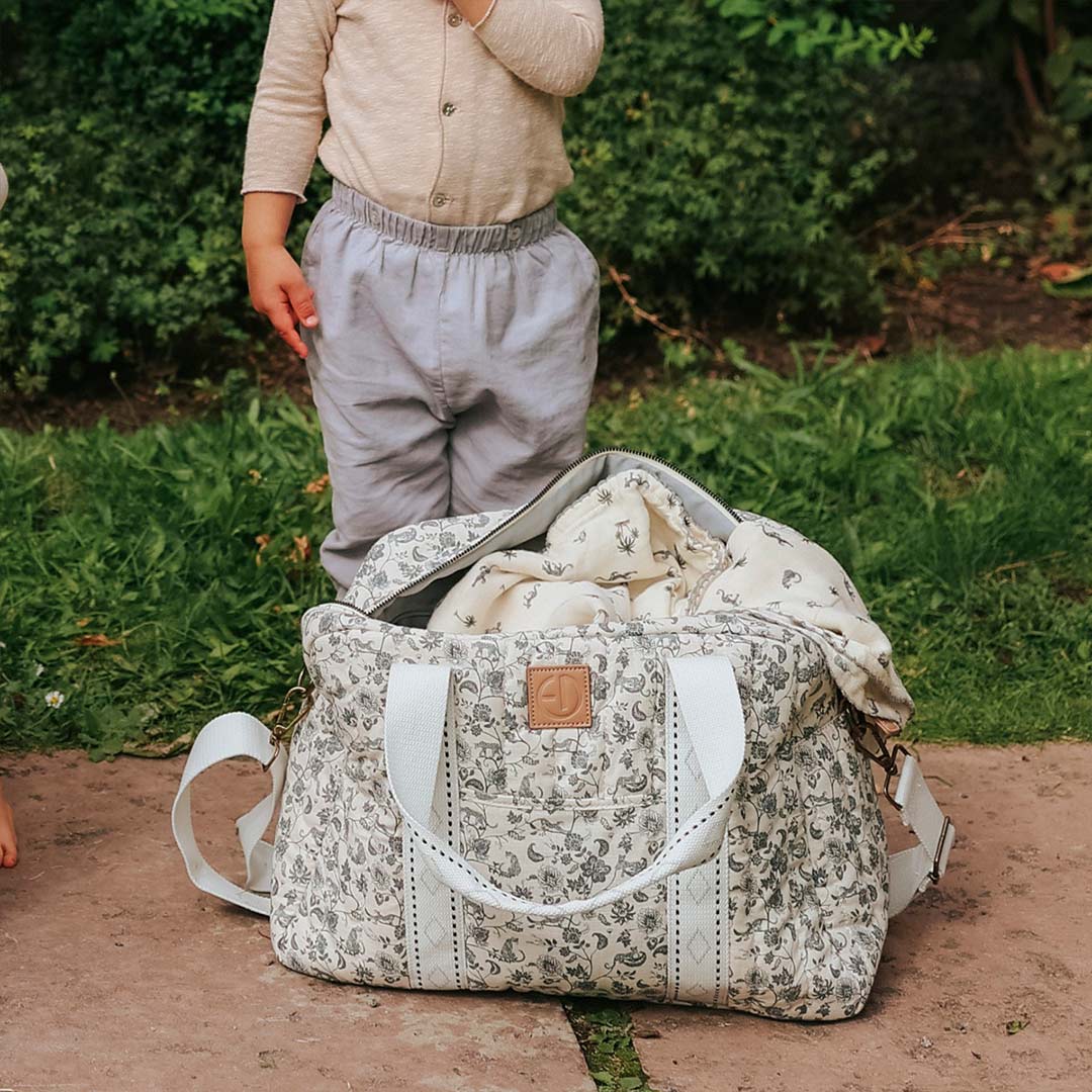 Elodie Details Changing Bag - Garden Leo Toile - Image 3