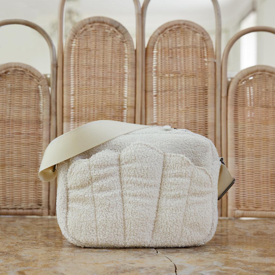 Elodie Details Changing Bag - White Bouclé - Image 3