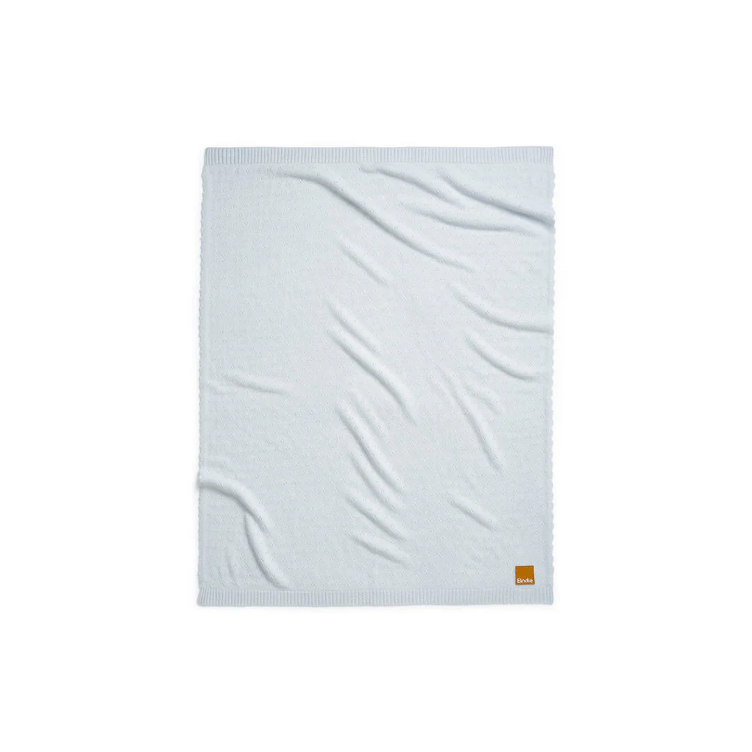 Elodie Details Pointelle Blanket - Bermuda Blue - Image 3