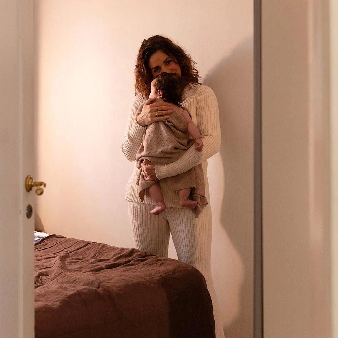 Elodie Details Pointelle Blanket - Tender Taupe - Image 3