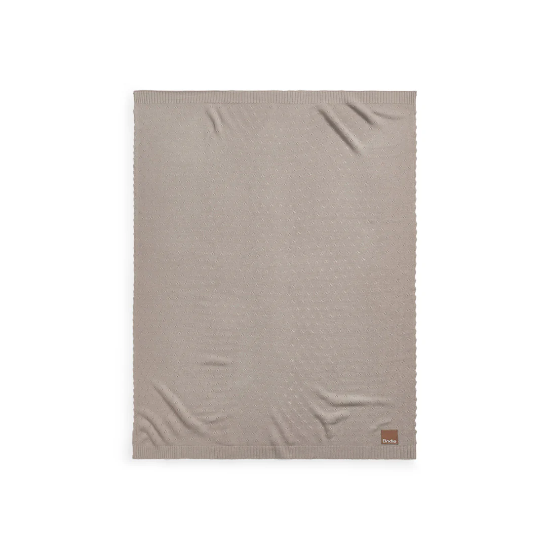 Elodie Details Pointelle Blanket - Tender Taupe - Image 4