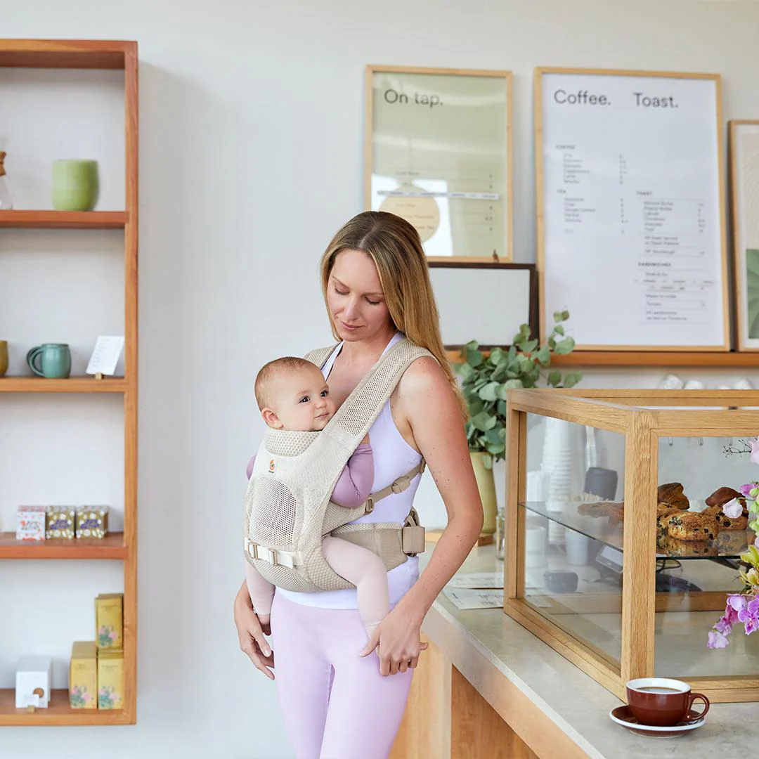 Ergobaby Aerloom Baby Carrier - Sandstone - Image 4