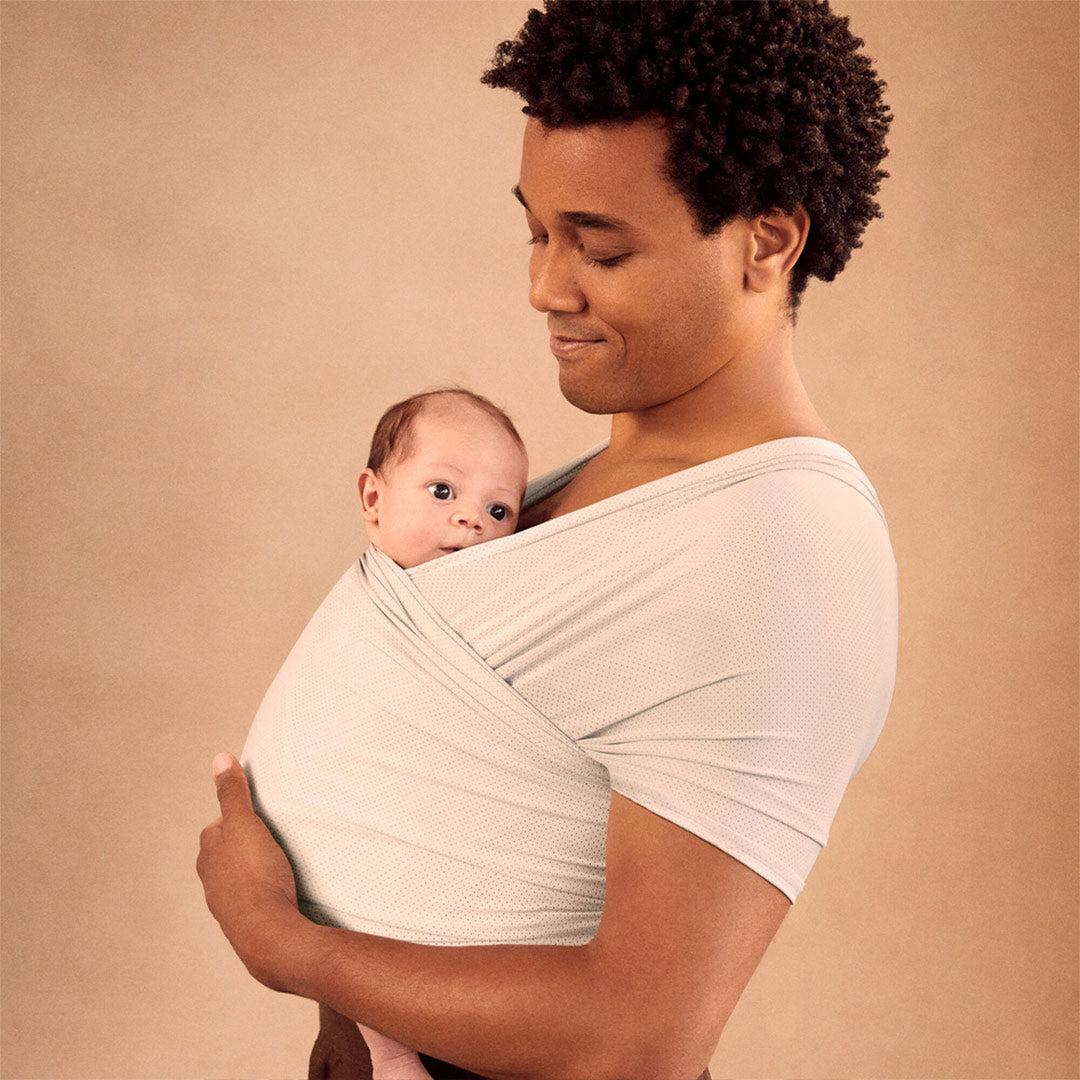 Ergobaby Aura Mesh Baby Wrap - Soft Grey Mesh - Image 3