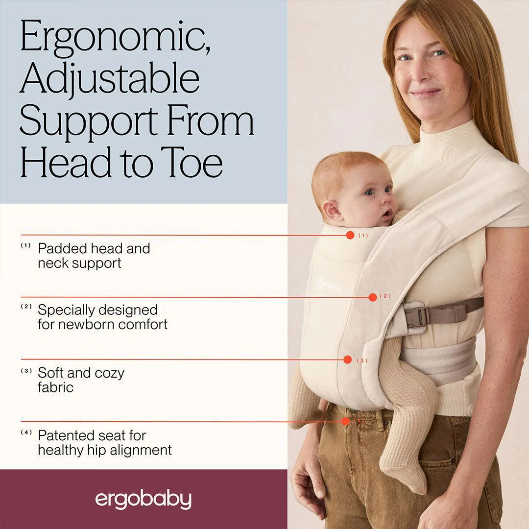 Ergobaby Embrace Newborn Carrier - Cream - Image 3