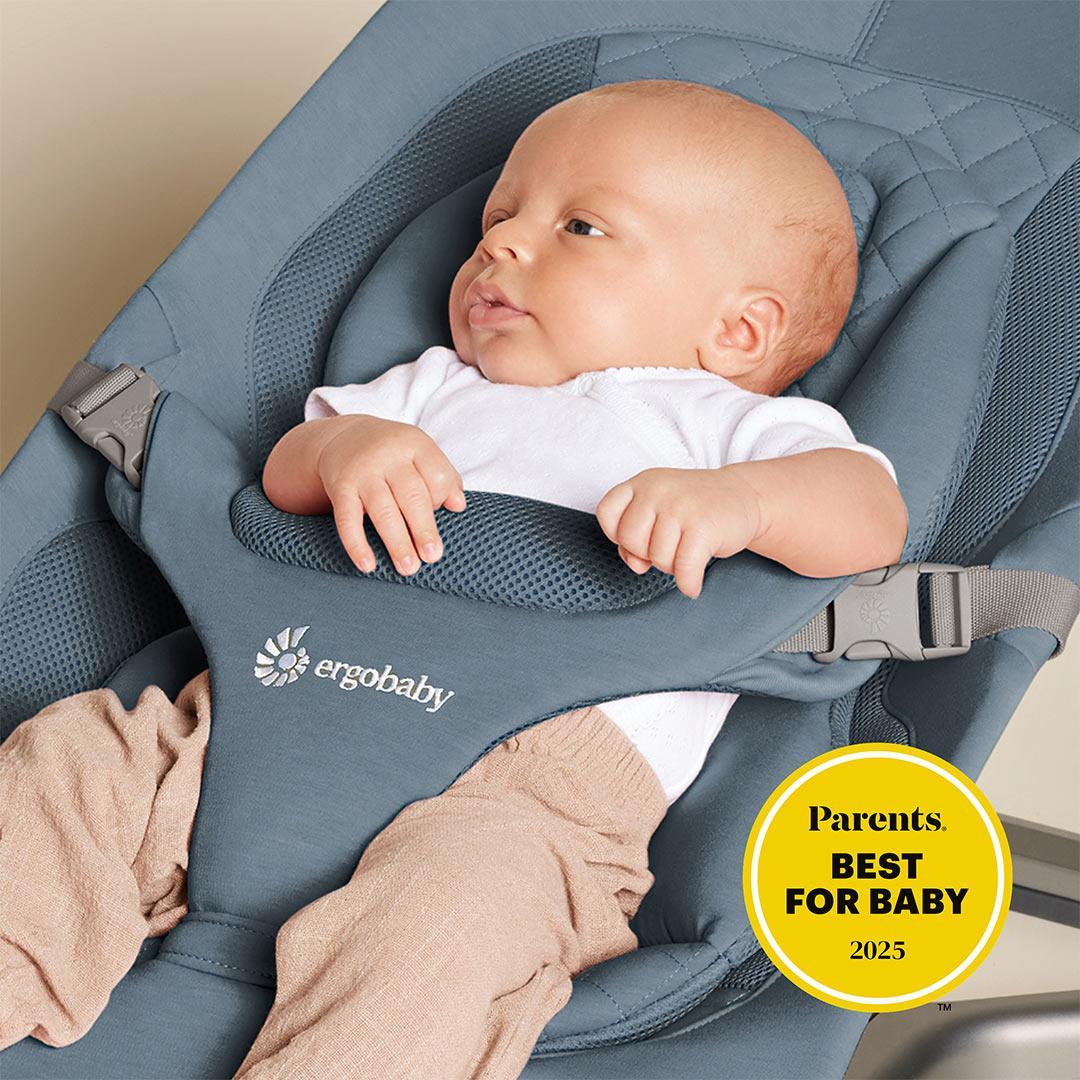 Ergobaby Evolve Baby Bouncer - Oxford Blue - Image 2