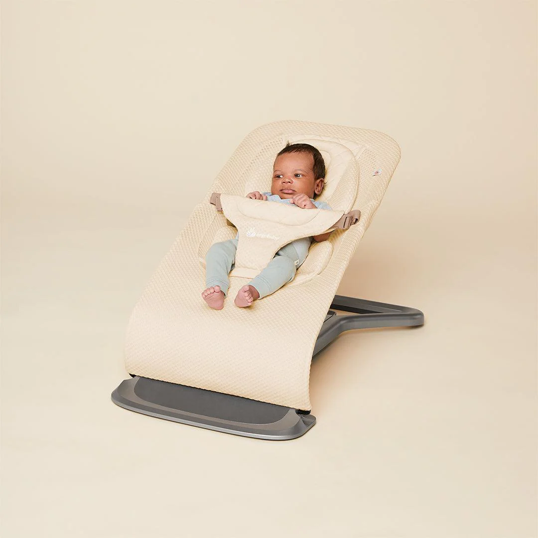 Ergobaby Evolve Mesh Baby Bouncer - Cream - Image 8