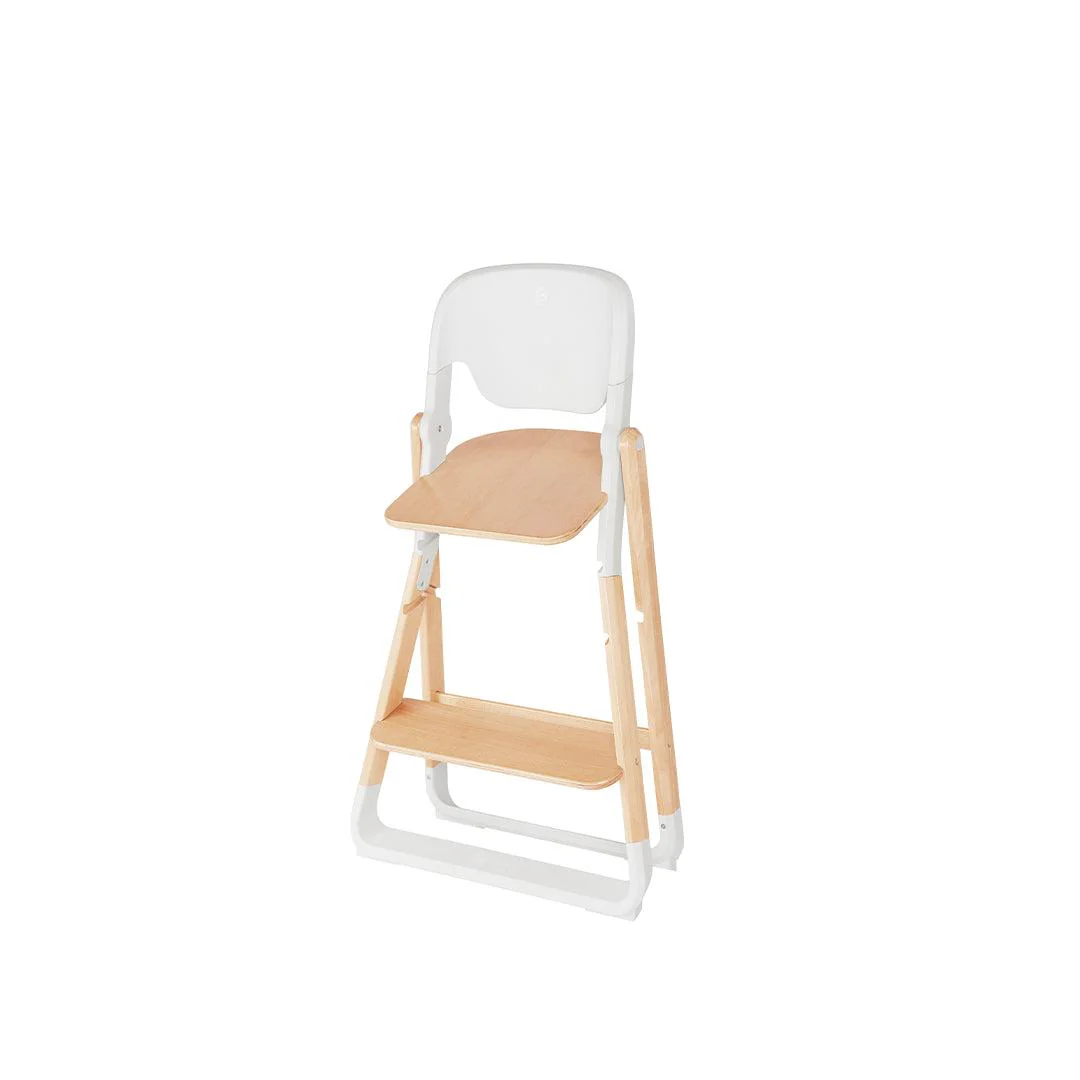 Ergobaby Evolve High Chair - Natural / White - Natural Wood - Image 11