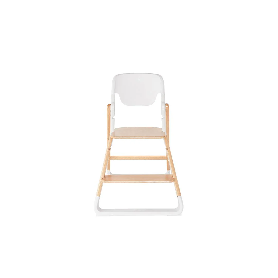 Ergobaby Evolve High Chair - Natural / White - Natural Wood - Image 6