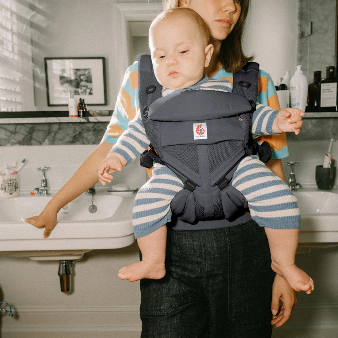 Ergobaby Omni Classic Mesh Baby Carrier - Charcoal Grey - Image 15