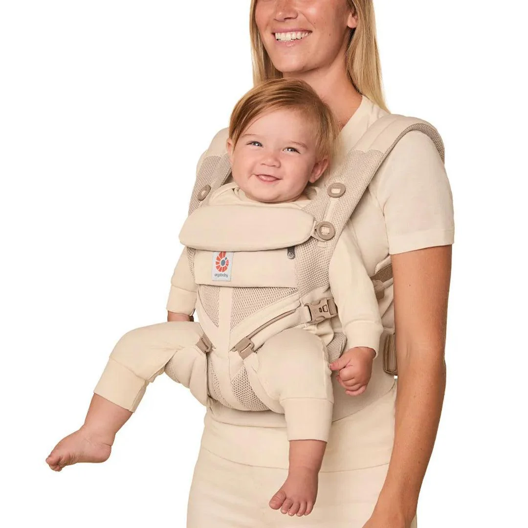 Ergobaby Omni Classic Mesh Baby Carrier - Natural Beige - Image 17