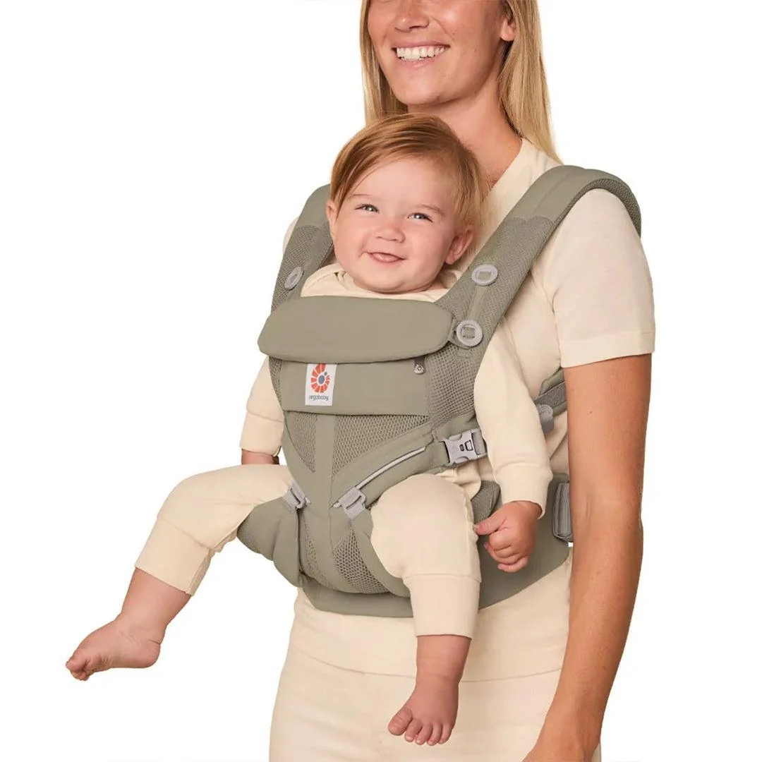 Ergobaby Omni Classic Mesh Baby Carrier - Soft Olive - Image 15