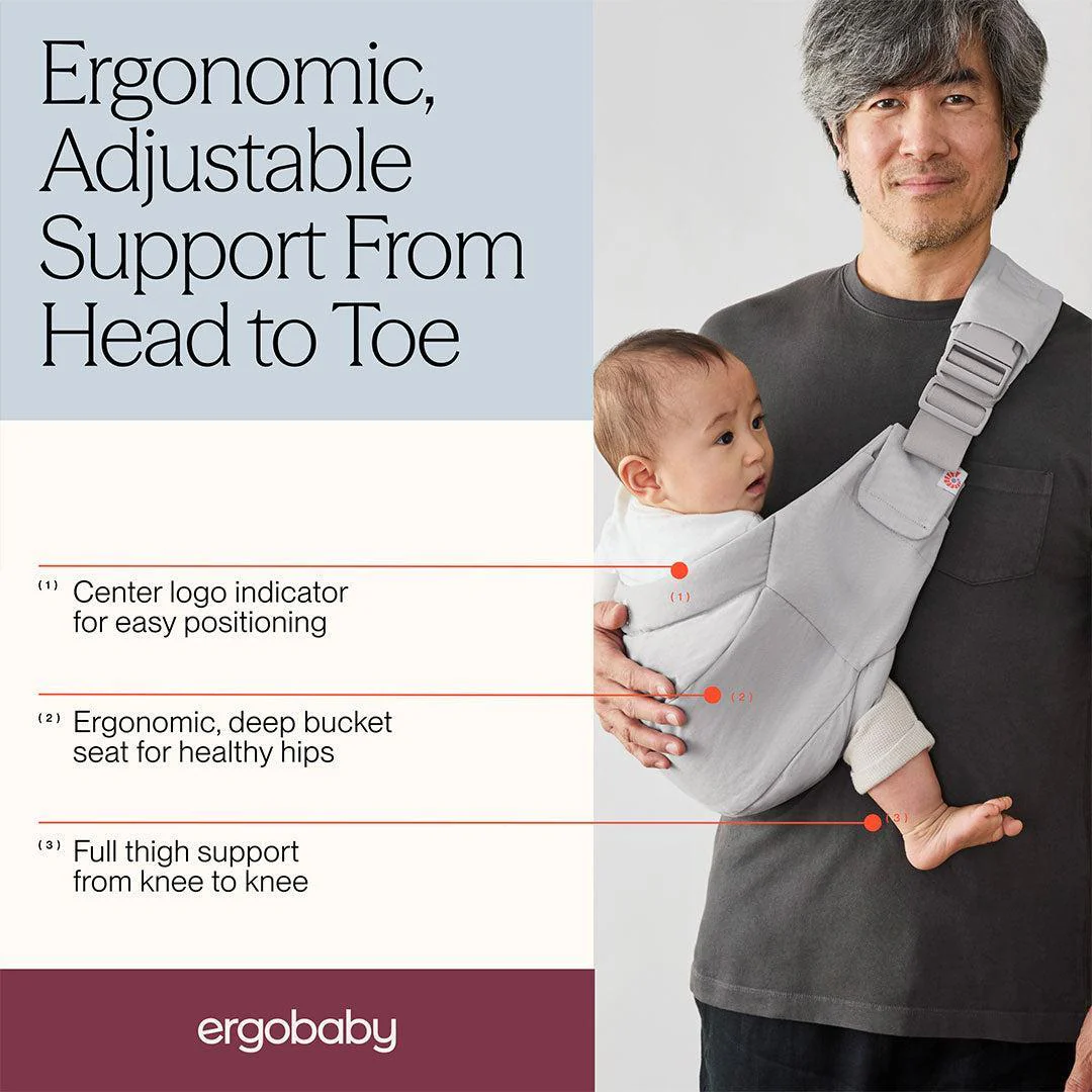 Ergobaby Upsie Sling Carrier - Onyx Black - Image 3