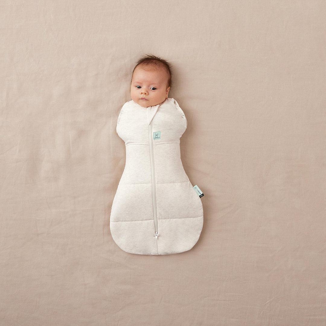 ergoPouch Organic Winter Cocoon Swaddle Sleeping Bag - 2.5 TOG - Oatmeal - Image 8