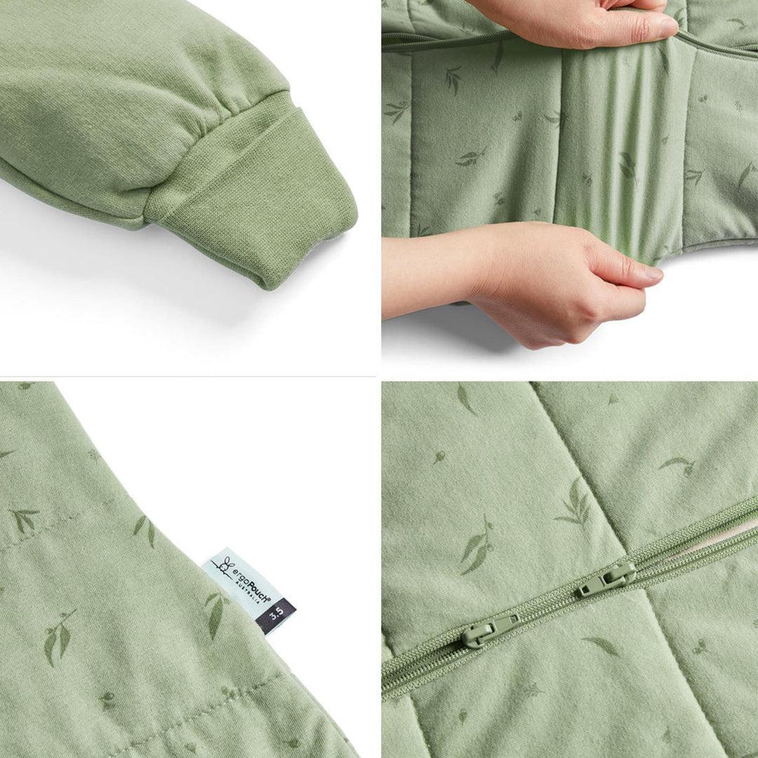 ergoPouch Organic Winter Sleeping Bag - Sage - 2.5 TOG - Image 6